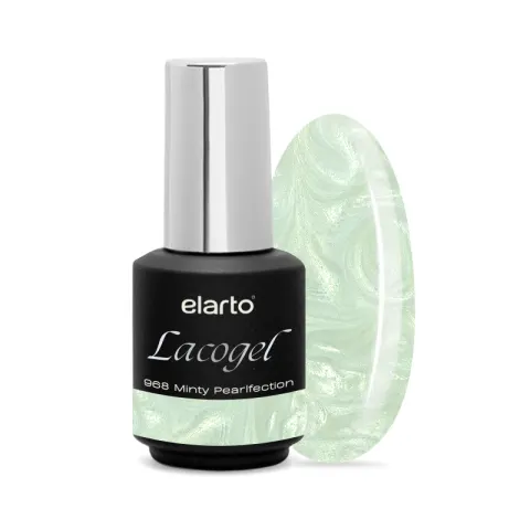 Elarto Lakier hybrydowy Lacogel Minty Pearlfection nr 968 7ml
