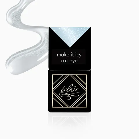 ECLAIR - lakier hybrydowy MAKE IT ICY CAT EYE 7ml "GARDEN PARTY CAT EYE"