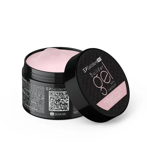 Excellent PRO - Builder Gel With Thixotropy Natural Look Soft Brown 50g