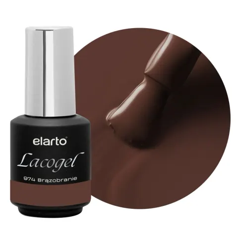 Elarto Lakier hybrydowy Lacogel Brązobranie nr 974 7ml