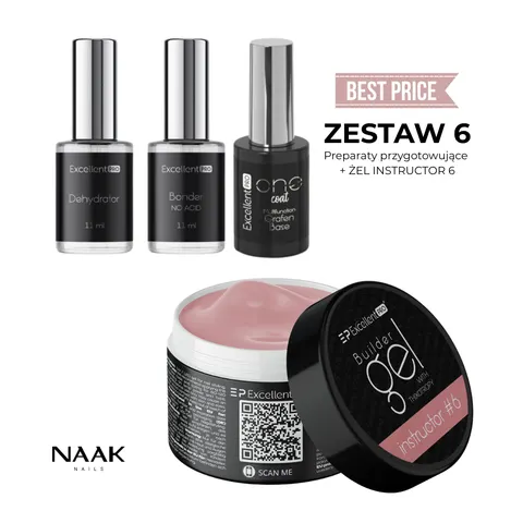 ZESTAW 6 - ŻEL INSTRUKTOR #6 + PREPARATY PRZYGOTOWUJĄCE