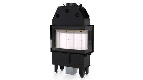 Kominek Defro Intra S BP SLIM 6 kW Prawy