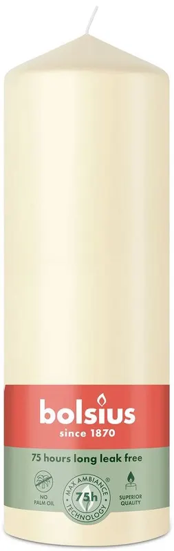 Bolsius Essentials Delikatny Perłowy świeca pieńkowa 200/68mm