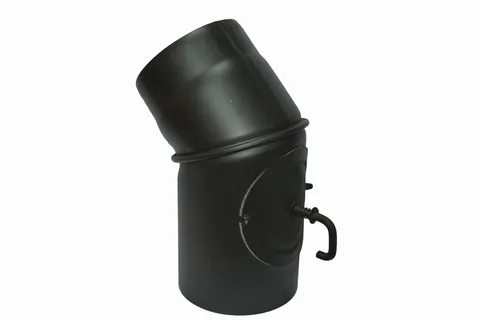 Stahl System Kolano z wyczystką i szybrem 150 mm 45°