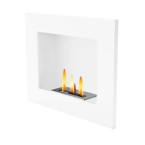 UNIFLAM Biokominek 50x40cm biały mat