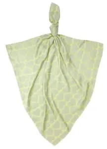Pieluszka Bambusowa Hearts Żółta 75x75 / Bamboo-Line