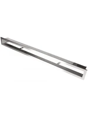 Kratka kominkowa OTWARTA 100x6cm inox