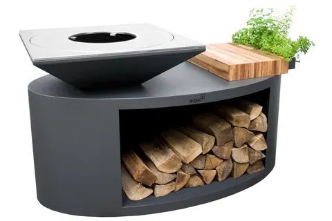 Palenisko-grill ogrodowy Artiss G3 grafit