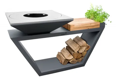 Palenisko-grill ogrodowy Artiss G4 grafit