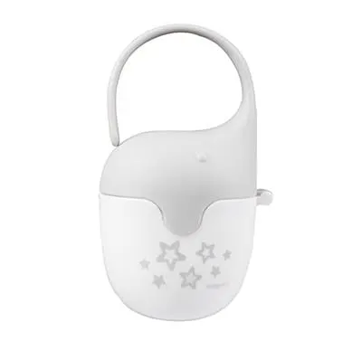 Pojemnik na smoczek Słonik szary / BabyOno