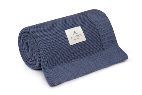 Bambusowy kocyk denim 80x100 - classic / My Memi