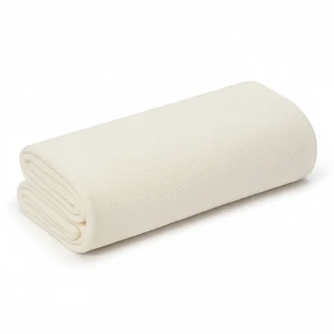 Lekki kocyk - otulacz bambusowy z jonami srebra 100x100 cream MY MEMI
