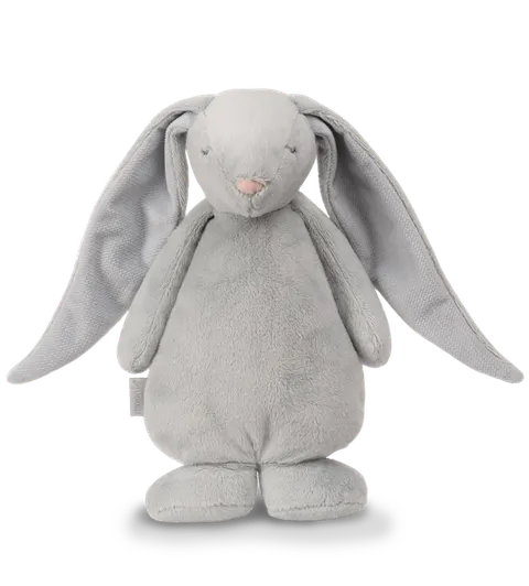 MOONIE 2.0 SILVER Szumiący królik z lampką szary