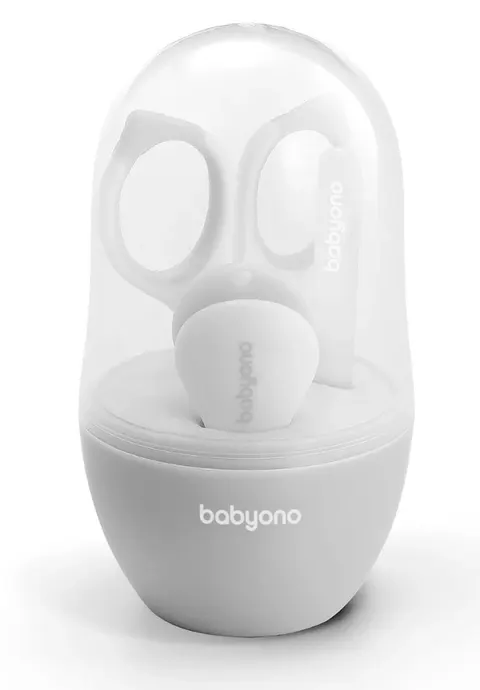 Zestaw do pielęgnacji paznokci szary / BabyOno