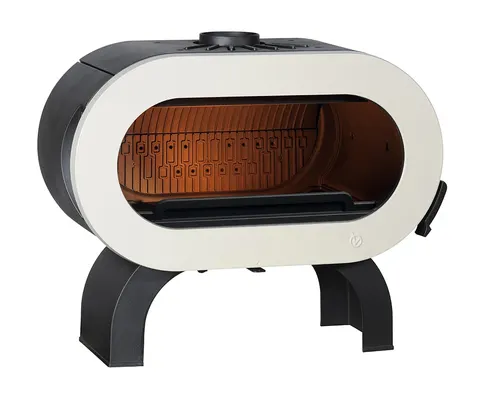 Piec Żeliwny Invicta Fifty Arche Kremowy 10 kW