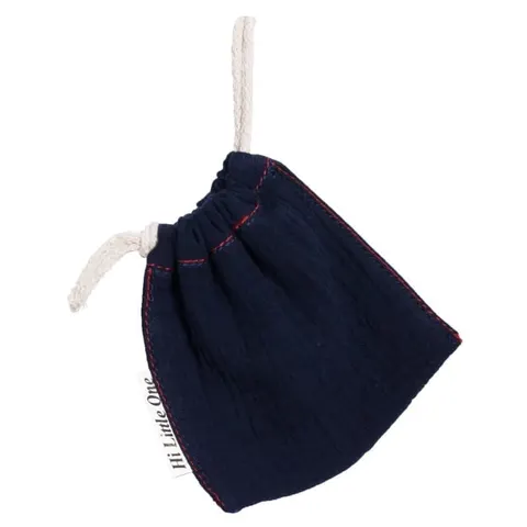 Woreczek na smoczek Navy - granatowy / Hi Little One