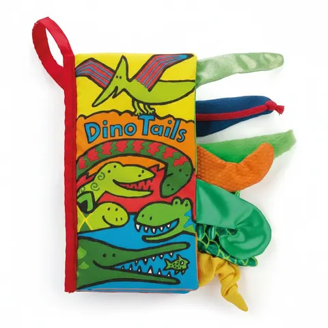 Książeczka Dino z ogonkami 21cm / Jellycat BK444ND