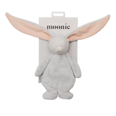 Królik sensoryczny przytulanka Mini Cloud szaro różowy Moonie
