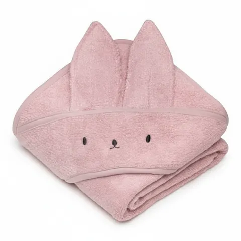 Bambusowy ręcznik powder pink - rabbit / My Memi