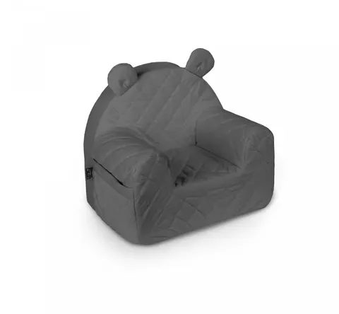 Fotelik BabySteps Velvet Dark Gray grafitowy