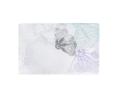 Poduszeczka bambusowa szaro niebieska 20x30 boho / Lullalove