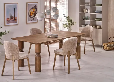 MELTON stół rozkładany 200-300x101x76 cm jasny orzech