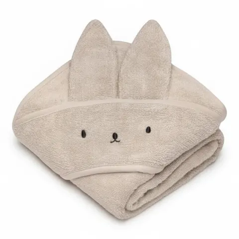 Bambusowy ręcznik beige - rabbit / My Memi