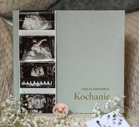 Pamiętnik dziecka "Twoja historia Kochanie" Błękit Memorable