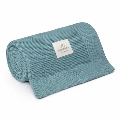 Bambusowy kocyk 80x100 Teal /My Memi