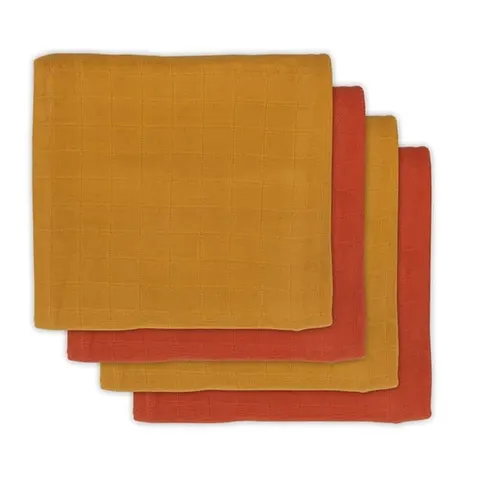 Pieluszki bambusowe zestaw 70x70 cm Mustard Rust / Jollein