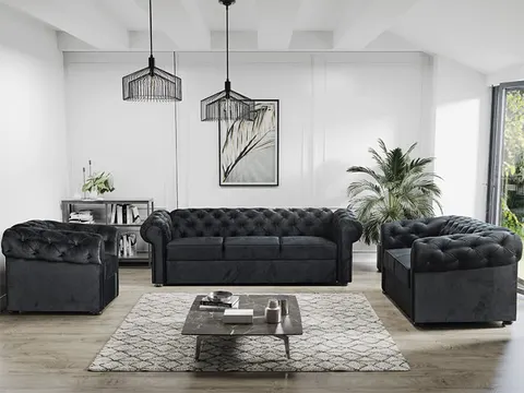 Zestaw Velentino chesterfield 3+2+1