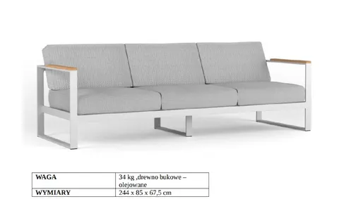 Sofa 3 osobowa Casablanca