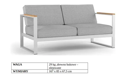 Sofa 2 osobowa Casablanca