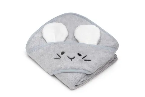 Ręcznik bambusowy 85x85 Mouse Light Grey / My Memi