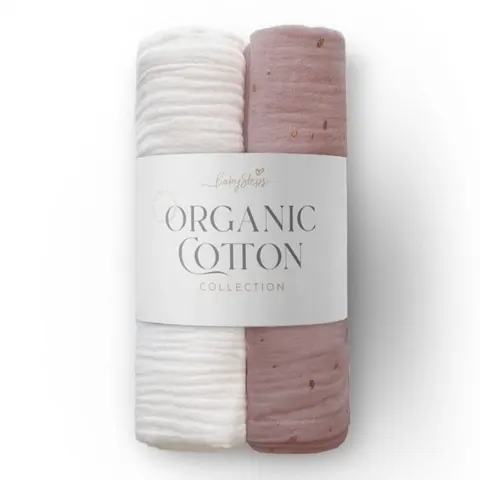 Otulacze organiczne 2 szt Sweet Candy / Babysteps