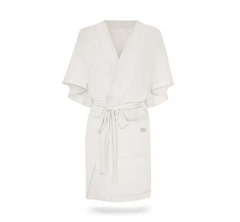 OUTLET Szlafrok damski ciążowy kimono Ecri Cloud Dancer BabySteps