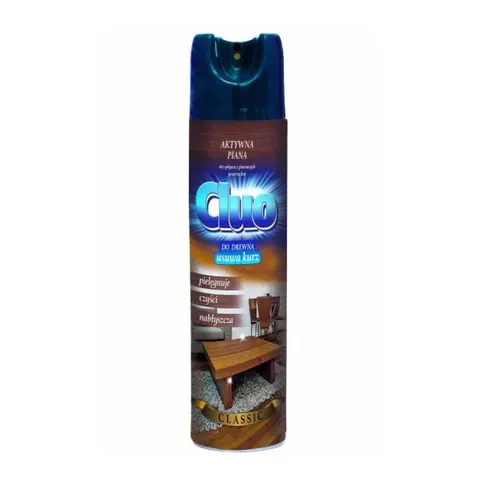 CLUO Preparat do pielęgnacji drewnianych mebli w aerozolu CLASSIC, 250 ml SPRAY