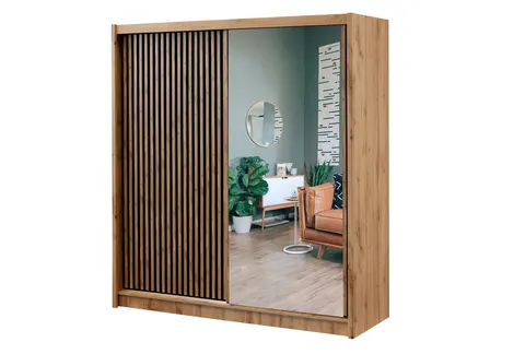 Szafa London 203 cm z lustrem
