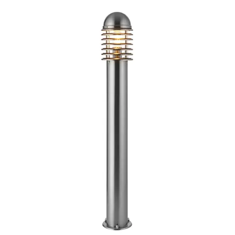 Słupek oświetleniowy Endon Louvre YG-6003-SS IP44 xE27 Stal