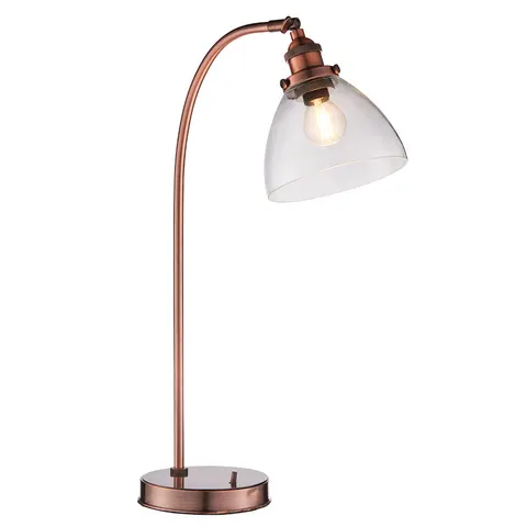 Endon Lampa stojąca Hansen 1x40W E14 Postarzany miedź