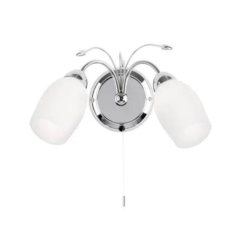 Endon Lampa ścienna Meadow 2x40W E14 Chrom