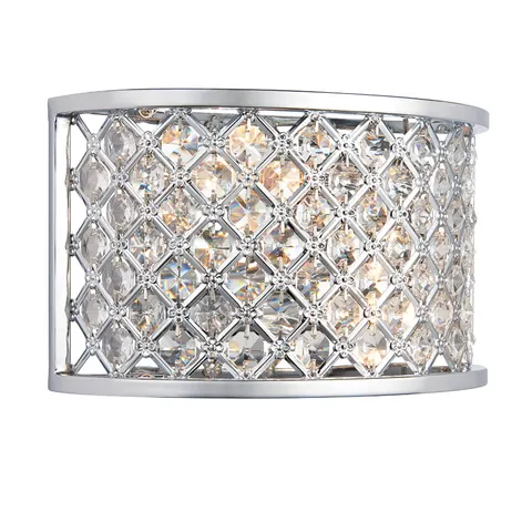 Endon Lampa ścienna Hudson 2x60W E14 Chrom
