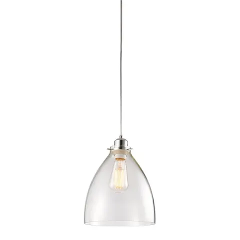 Endon Klosz Elstow 1x60W E27 Czyste Szkło