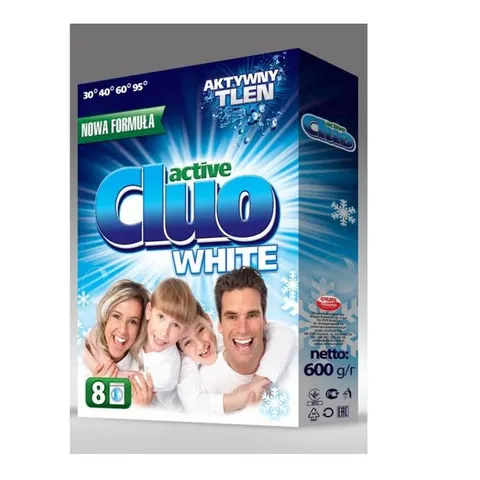 CLUO Proszek do prania BIEL, 600 g