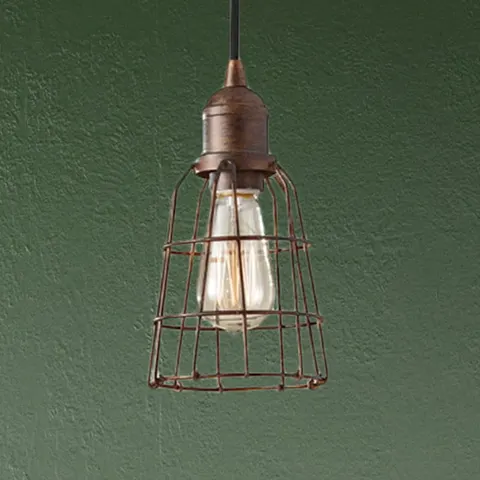 Lampa wisząca Urban Renewal FE-URBANRWL-P-D Elstead Lighting 1xE27 Stal Brąz