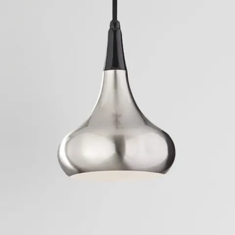Lampa wisząca Beso FE-BESO-P-S-BS Elstead Lighting 1xE27 Stal Szczotkowana stal