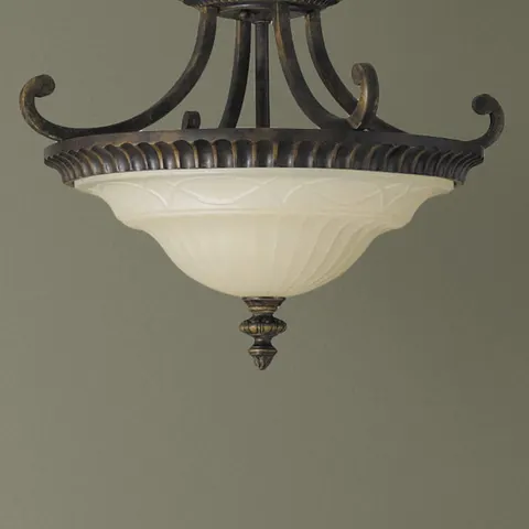 Lampa sufitowa Drawing Room FE-DRAWING-ROOM-SFA Elstead Lighting 2xE27 Stal Orzech