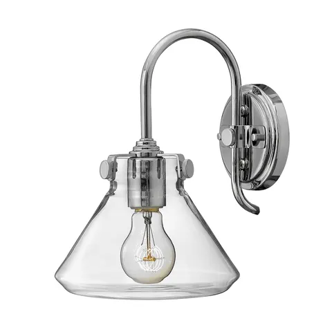 Lampa ścienna Congress HK-CONGRESS1-A-CM Elstead Lighting 1xE27 Szkło Chrom
