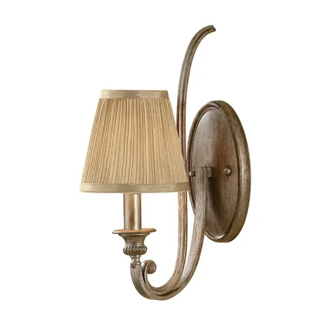 Lampa ścienna Abbey FE-ABBEY1 Elstead Lighting 1xE14 Stal miękka Srebrny