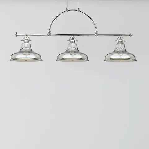 Lampa wisząca Żyrandol Emery QZ-EMERY3P-IS Elstead Lighting 3x100W E27 Metal Chrom